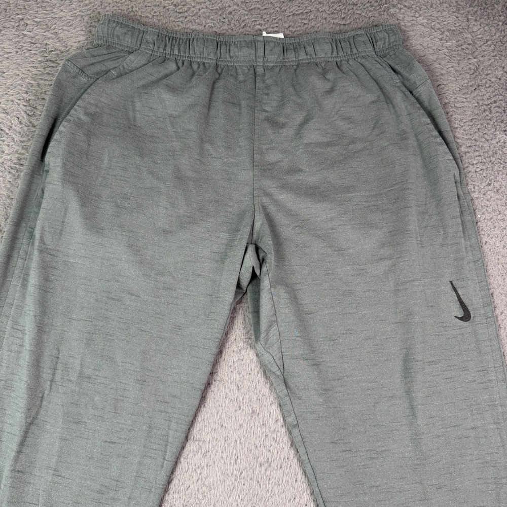 Nike Dri-FIT Yoga Joggers Pants Mens XLT Tall Gray Drawstring CZ2208-068
